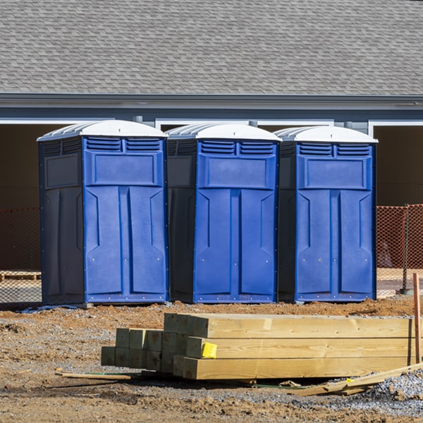 how often are the porta potties cleaned and serviced during a rental period in Northbrook OH